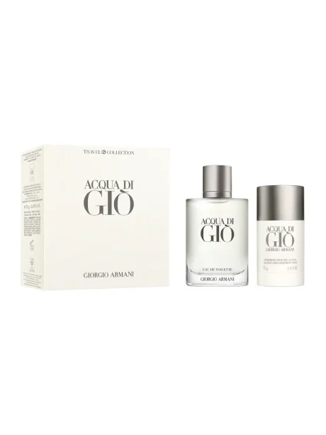 Armani Acqua di Giò Coffret  Travel Eau de Toilette rechargeable pour homme
